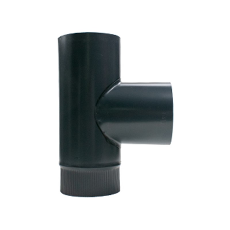 T-stuk 90 graden blauw gegloeid - Ø 180 mm " UITLOPEND "