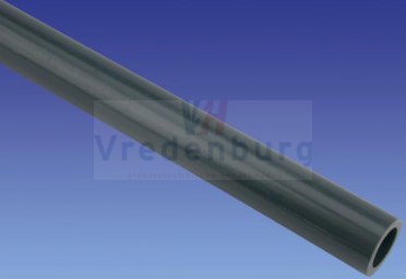 Wavin slagvaste buis 3/4" grijs 19mm