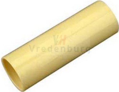 Wavin pvc sok 5/8" (16mm) creme