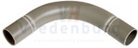 Wavin slagvaste bocht 5/8" grijs