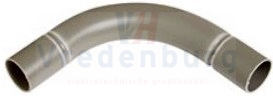 Wavin slagvaste bocht 3/4" grijs