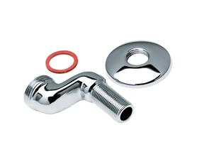 S-Koppeling 1/2"x1/2" met rozet per ST met grote sprong 30mm