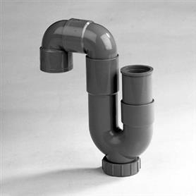 Dijka ABS universeelsifon 40mm grijs