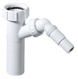 McAlpine wasmachine T-stuk 11/2x40mm met 1 slangtule 0055050