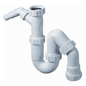 McAlpine Uni-sifon m/aansl wasmachine 1 1/2" x40mm 0053570