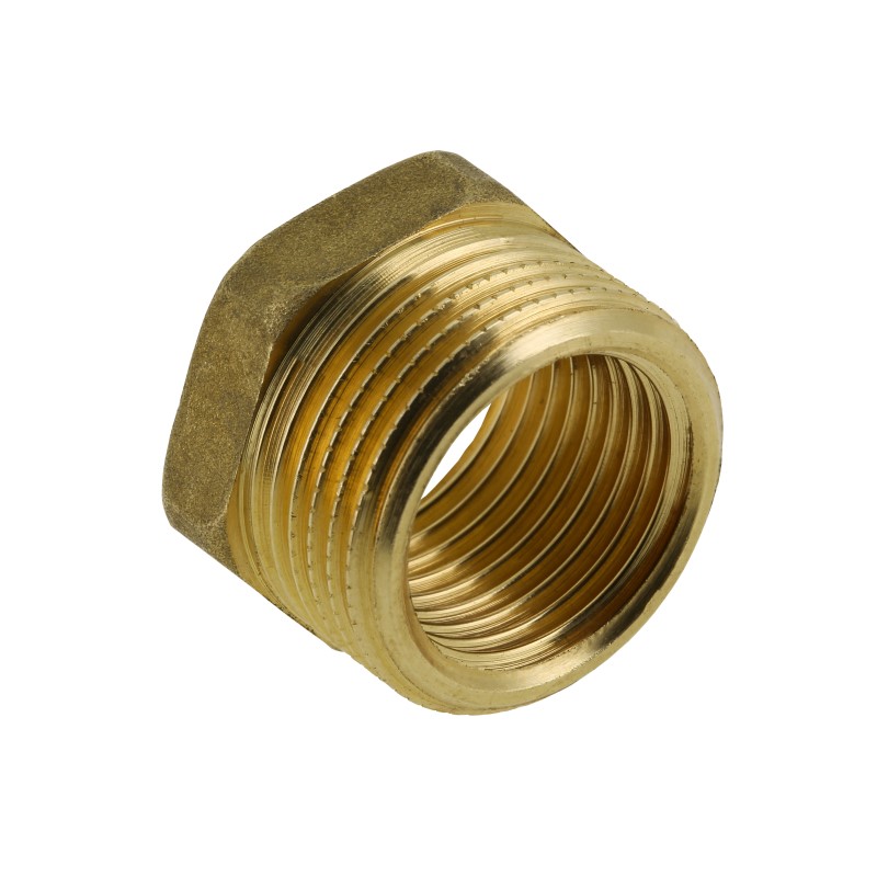 Messing verloopring 1 1/4 x 1"