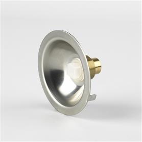 Vsh chroom gevelkom 1/2x15mm