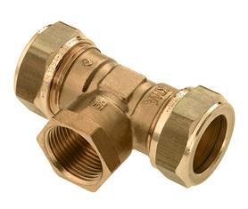 Bonfix T-stuk 28 x 3/4"bidr. x 28mm KNEL 82643