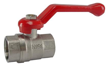 Kogelkraan 2xbi 3/8" verchr