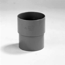 Hwa verbindingsstuk 70 mm grijs