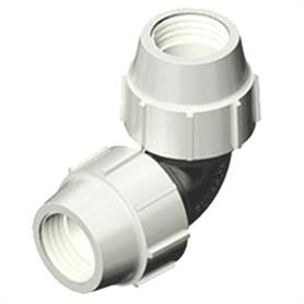 Plasson kiwa klem knie 16mm 90 graden