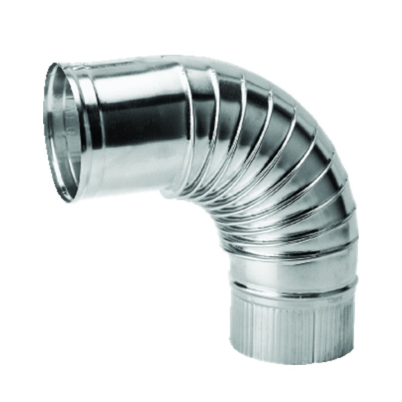 Bocht 90 gr. Aluminium 110 mm