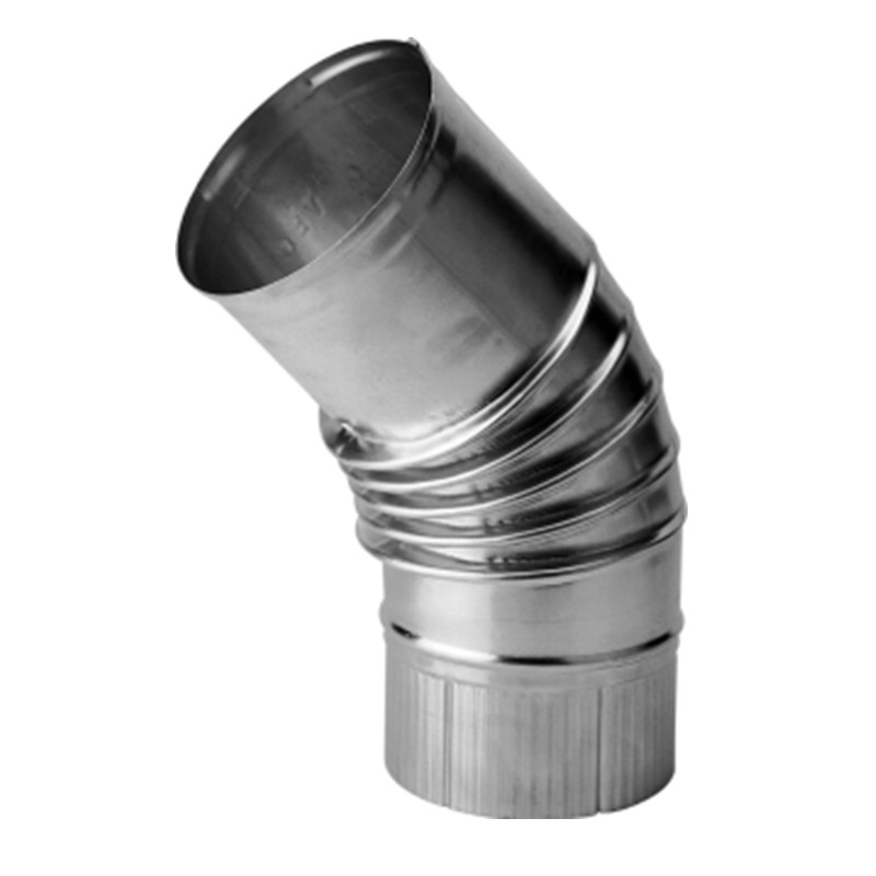 Bocht 45 gr. Aluminium 110 mm