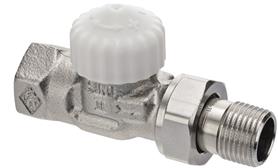 Heimeier thermostatische kraan 3/8"recht V-EXACT 2 znd.knop 3712-01.00