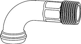 Heimeier vernikkeld bochtstuk v.rad.kr. 1/2"budr. znd.moer 2244-02.355