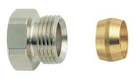 Heim klemkoppeling voor 15mm buis x M24x1,5 bndr 3800-15.351