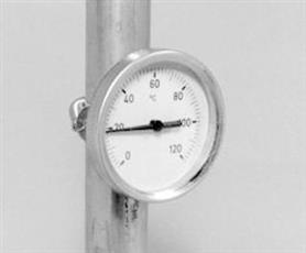 Thermometer bimetaal klemmodel Dn63 0 t/m 120 gr. type TAB63/120