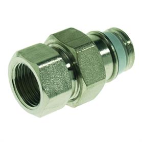 Simplex rad.kopp.1/2" recht vernikkeld