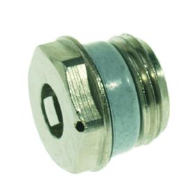 Simplex ontl.stop ingeb. 1/2" verchroomd