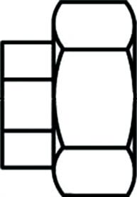 DAB set draadkoppelingen gietijzer 1.1/2 x 1