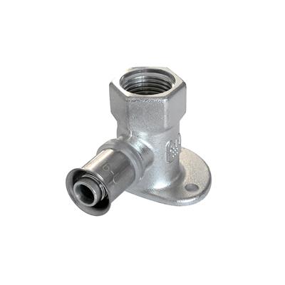 Mainpress muurplaat pers 16 x 1/2 binnendraad