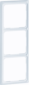 Peha 80.573.02 inline afdekplaat 3 voudig levend wit