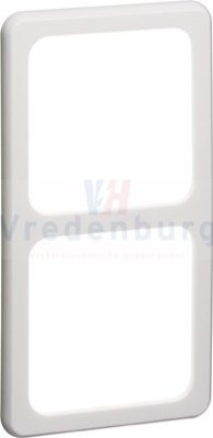 Peha 80.672.02 afdekplaat 2 voudig levend wit