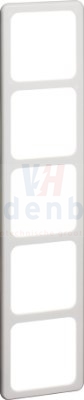 Peha 80.675.02 afdekplaat 5 voudig levend wit
