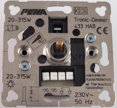 Peha D 433 HAB o.A dimmer 20-315VA halogeen