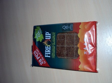 Fire-Up Aanmaakblokjes op tablet