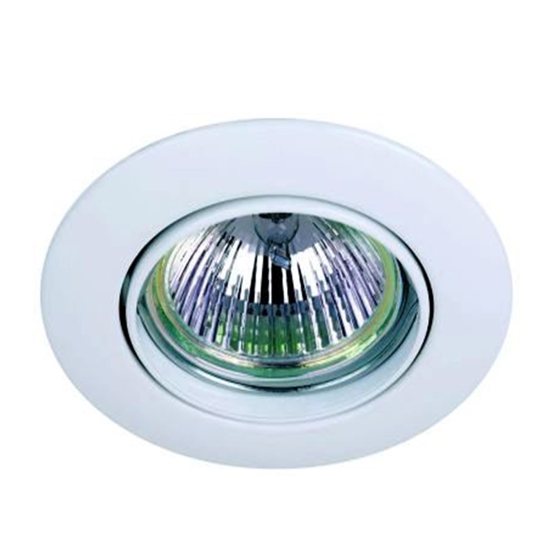 Halogeen spot Focus 50mm kantelbaar wit