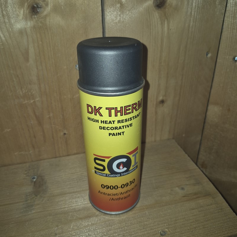 Ekotherm hittebestendige verf - spuitbus antraciet 930 400ml