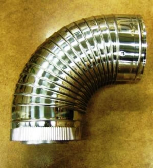 conc.bocht 130-200mm 90gr. rvs