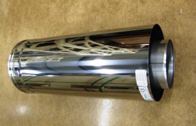 conc.pijp 130-200 mm L=500mm inkortbaar rvs