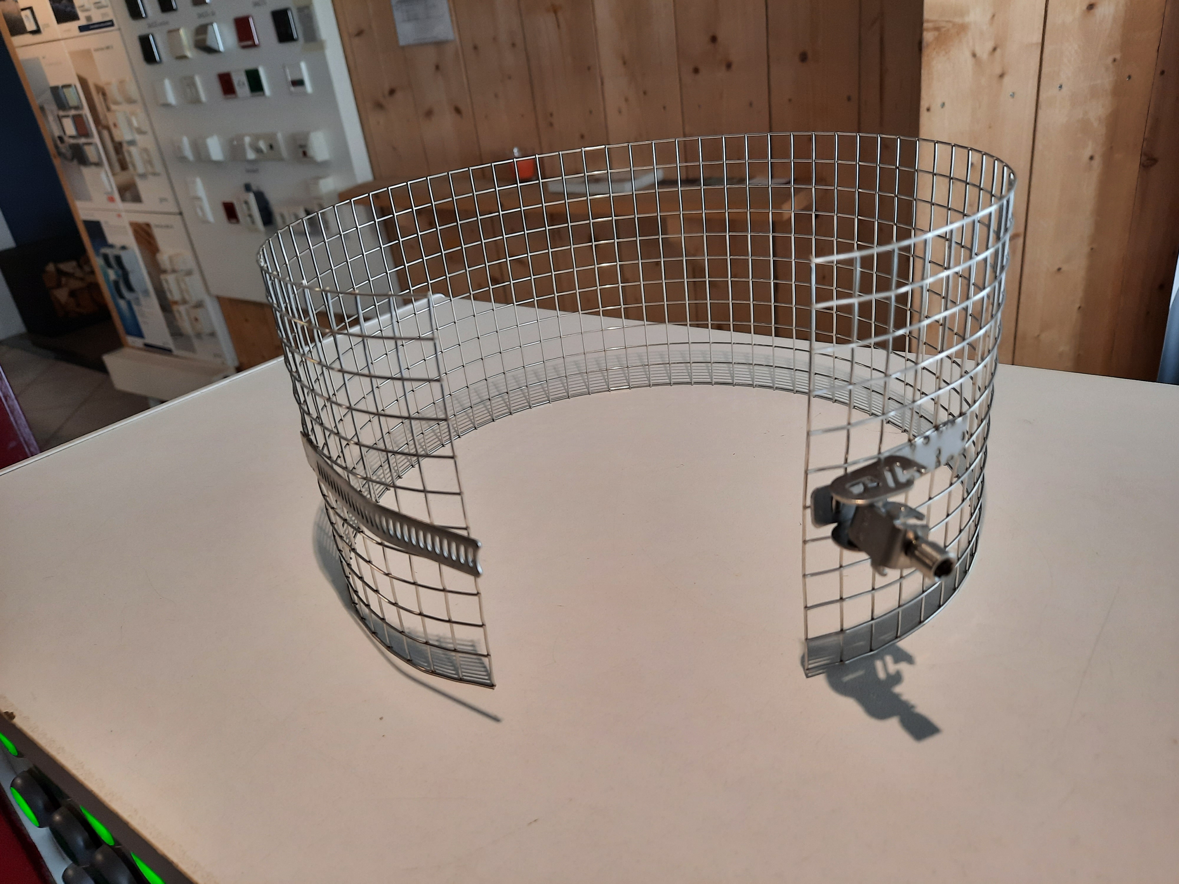 Vonkenvanger t.b.v. Trekkap RVS Ø 110 mm