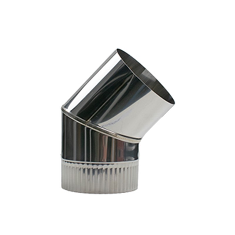 Bocht RVS 316L EK 100 45 gr.