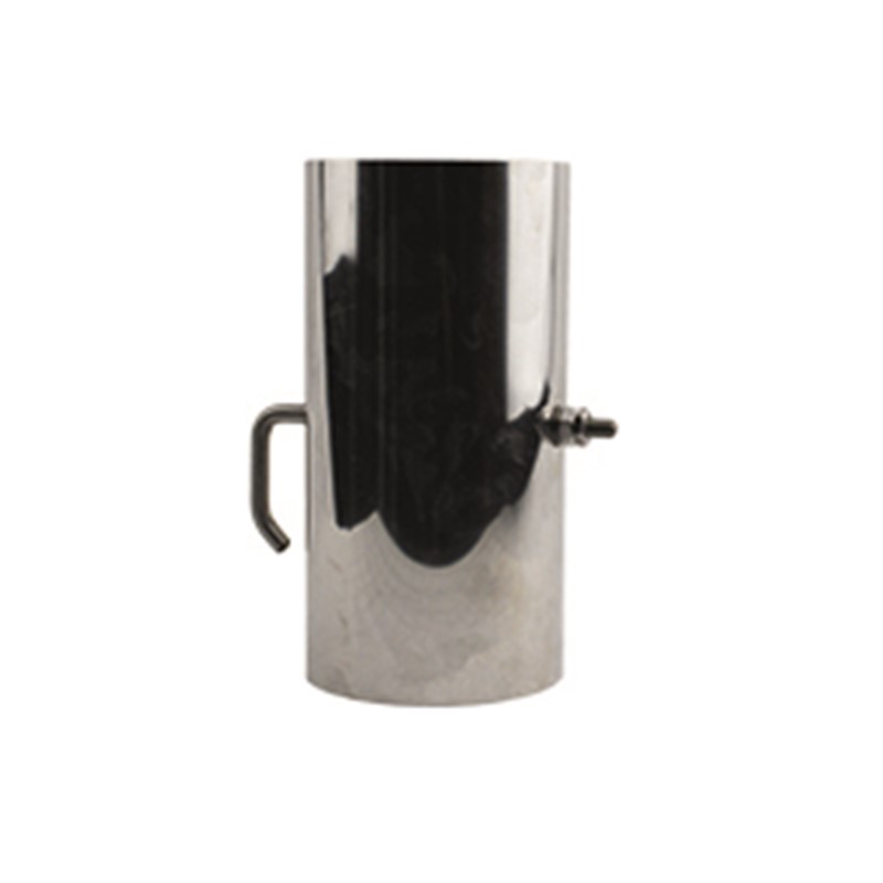 Pijp RVS EK 130 L=25cm met klep