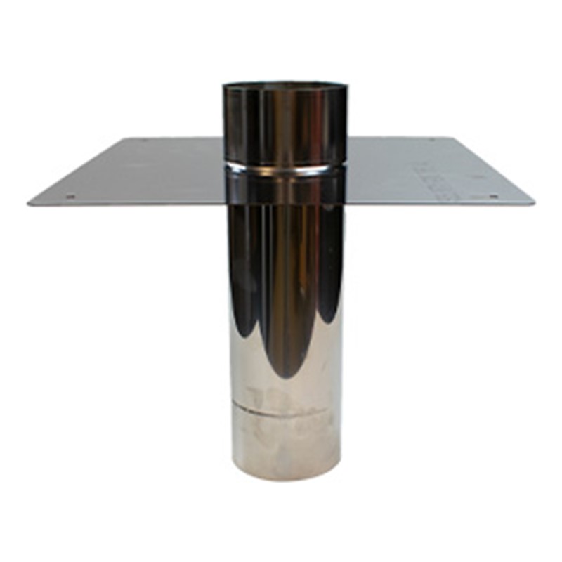 Afdekplaat onder / boven Ø 130 mm