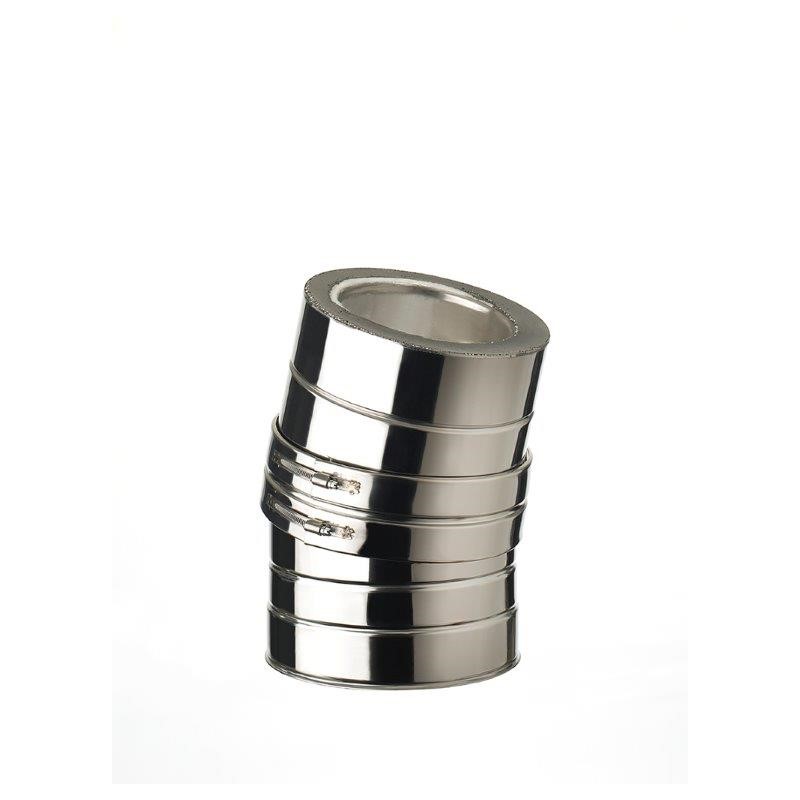 Bocht element 15gr. 200mm  Isoduct