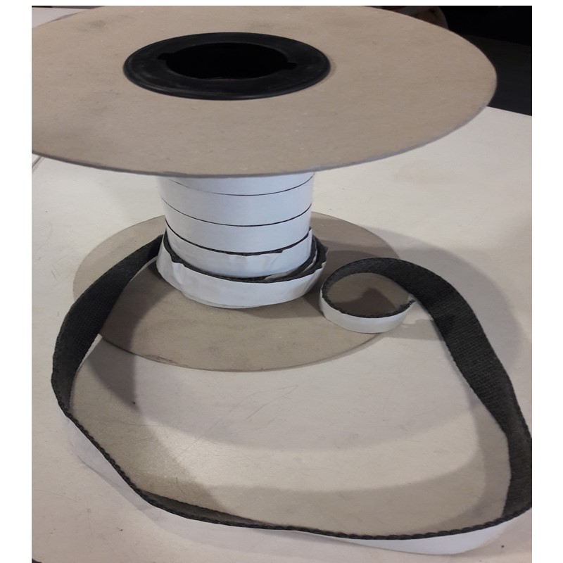 Zelfklevend kachelband 30 x 2 mm - lengte prijs per rol 50 meter - zwart