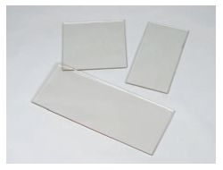 Glasstrip 28 cm hoog x 8 cm breed - 3 mm dik