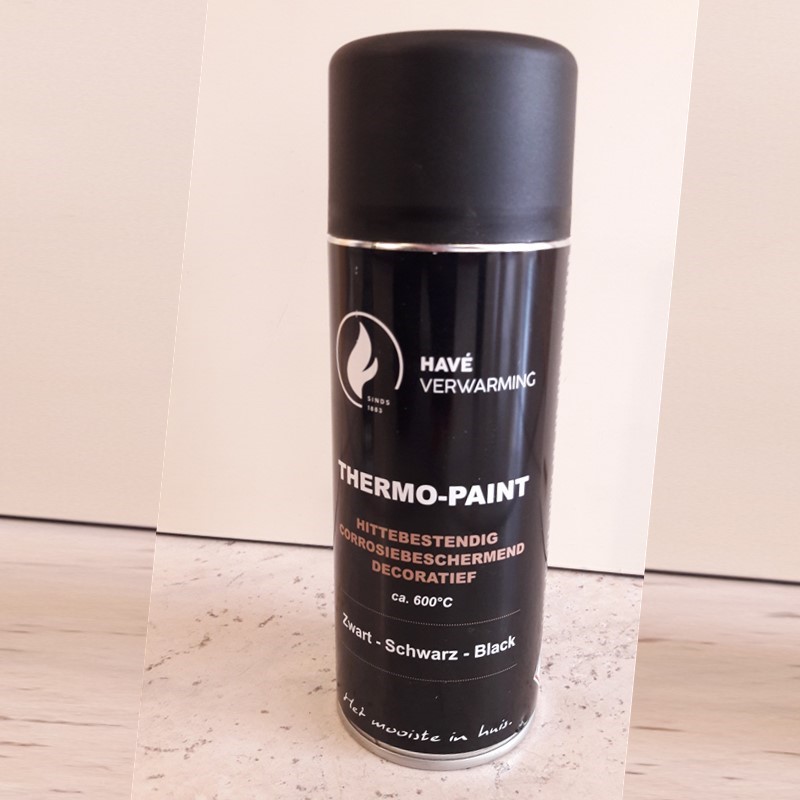 HaVe hittebestendige verf - spuitbus zwart 400 ml