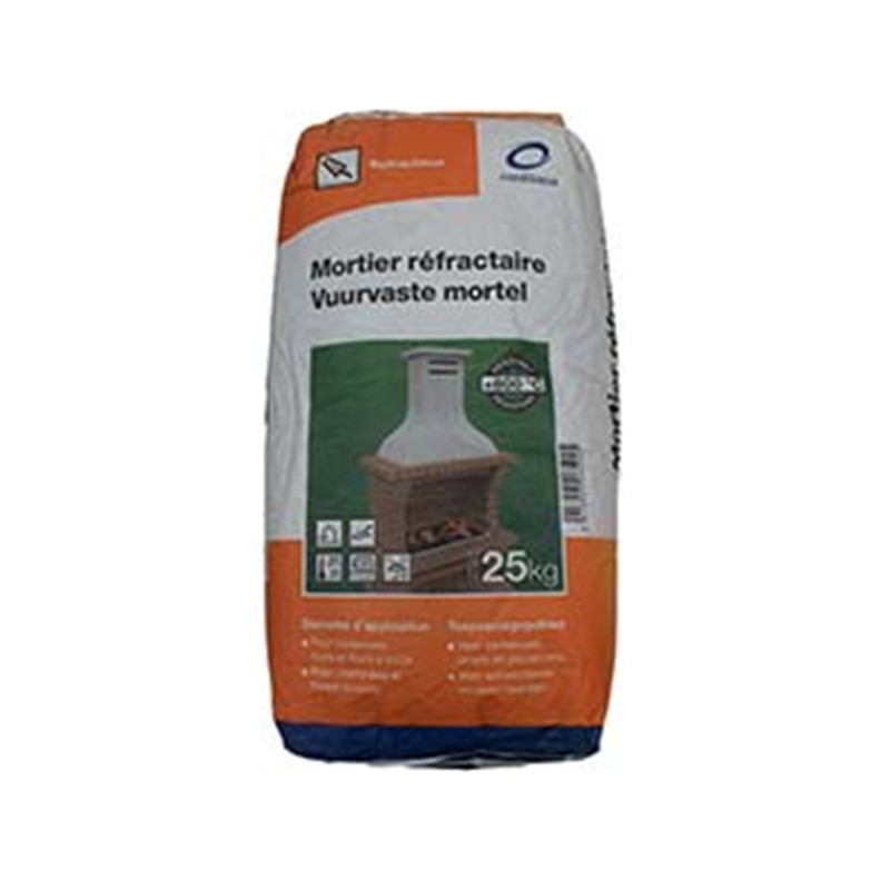 Vuurvaste mortel (zak 25 kg)