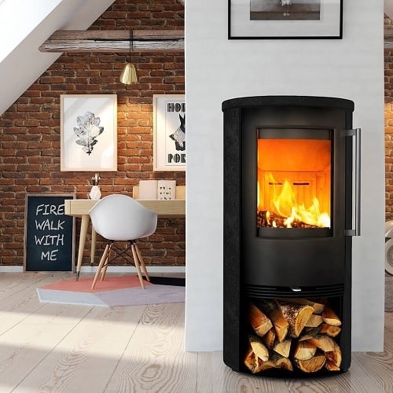 Vrijstaande houtkachel TT21RS Black