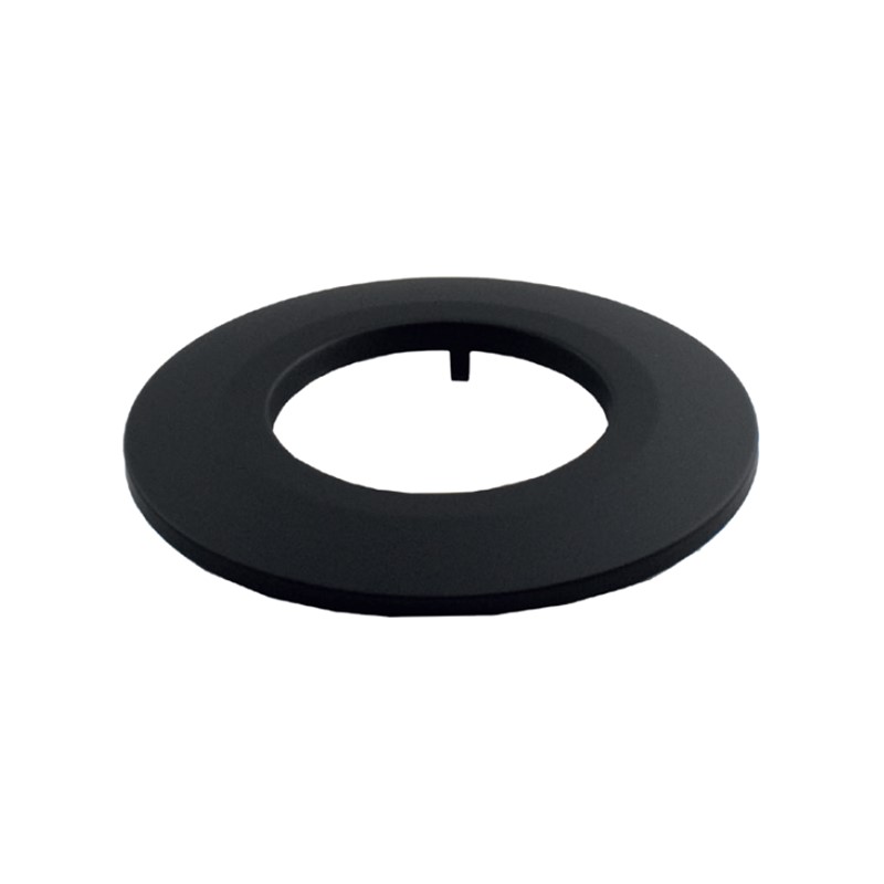 Rozet zwart voor dikwandig pijp Ø 130mm