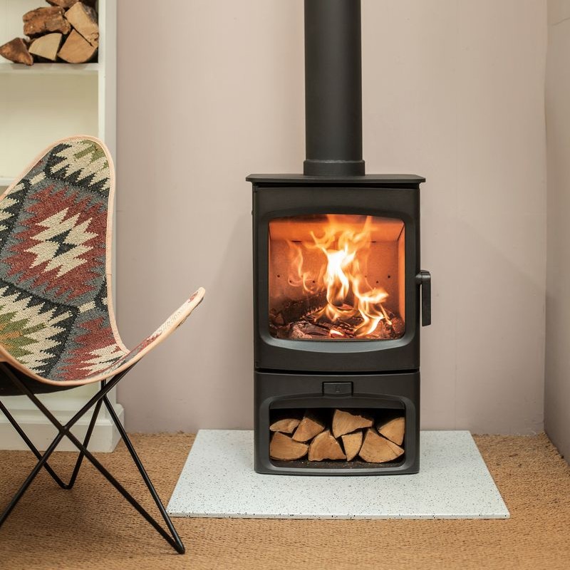 Vrijstaande houtkachel Aire 3 met sokkel