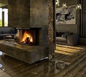 Heat driezijdige liftdeurhaard 833LG21 Impression