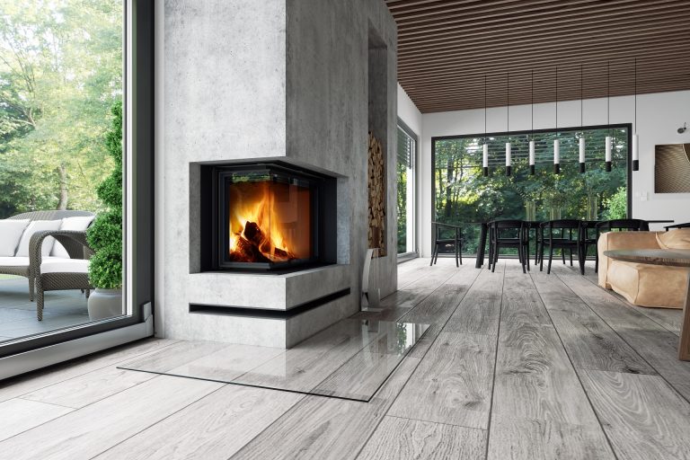 Impression hoek liftdeurhaard links 843LF21