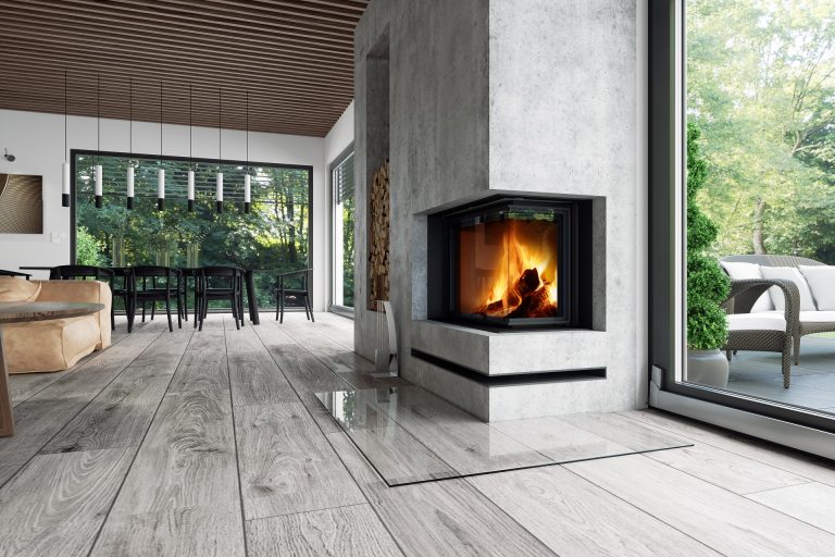 Impression hoek liftdeurhaard rechts 853LF21