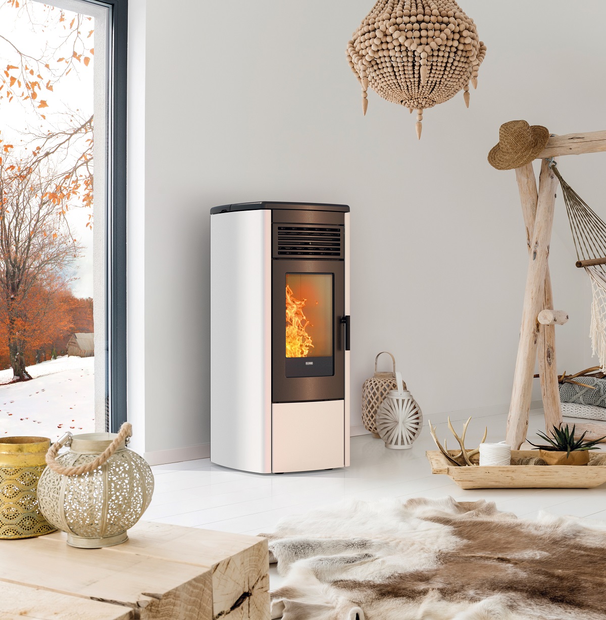 Vrijstaande Air-plus Pelletkachel Viktor12